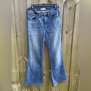 Madewell Flea Market Flare & Wide Leg Blue Jeans Size 29
